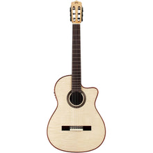 Load image into Gallery viewer, Cordoba FUSION12-WS Fusion 12 White Sands Acoustic Guitar, Flamed Maple Veneer Spruce Top, Male b/s, Electronics-Easy Music Center