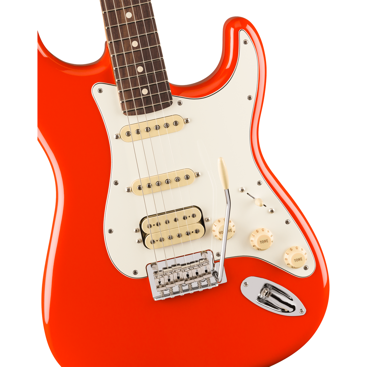 Fender 014-0540-558 Player II Strat, HSS, RW, Coral Red Fender 014-0540-558 Player II Strat, HSS, RW, Coral Red