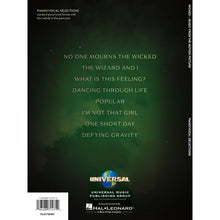 Load image into Gallery viewer, Hal Leonard HL01796461 Wicked: Piano/Vocal Selections-Easy Music Center