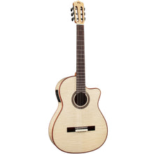 Load image into Gallery viewer, Cordoba FUSION12-WS Fusion 12 White Sands Acoustic Guitar, Flamed Maple Veneer Spruce Top, Male b/s, Electronics-Easy Music Center