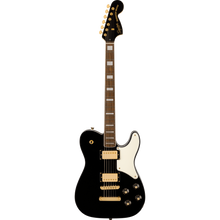 Load image into Gallery viewer, Squier 037-7026-506 LTD Paranormal Troublemaker Tele Deluxe, Gold Hardware, Black-Easy Music Center