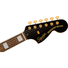 Load image into Gallery viewer, Squier 037-7026-506 LTD Paranormal Troublemaker Tele Deluxe, Gold Hardware, Black-Easy Music Center
