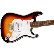 Load image into Gallery viewer, Squier 037-8180-500 Affinity Strat JR, HSS, Laurel FB, 3-Color Sunburst-Easy Music Center