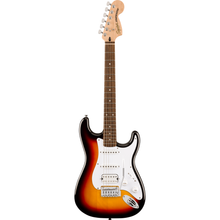 Load image into Gallery viewer, Squier 037-8180-500 Affinity Strat JR, HSS, Laurel FB, 3-Color Sunburst-Easy Music Center
