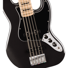 Load image into Gallery viewer, Squier 037-8753-565 Affinity J-Bass V, Active, Maple FB, Black Metallic-Easy Music Center