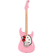 Load image into Gallery viewer, Squier 037-9102-970 LTD Hello Kitty Strat, Maple FB, Pink-Easy Music Center