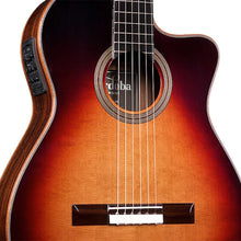 Load image into Gallery viewer, Cordoba ORCHESTRA-CE-BRST Fusion Classical Guitar w/ Electronics, Solid Cedar Top, RW b/s, Teardrop Burst-Easy Music Center