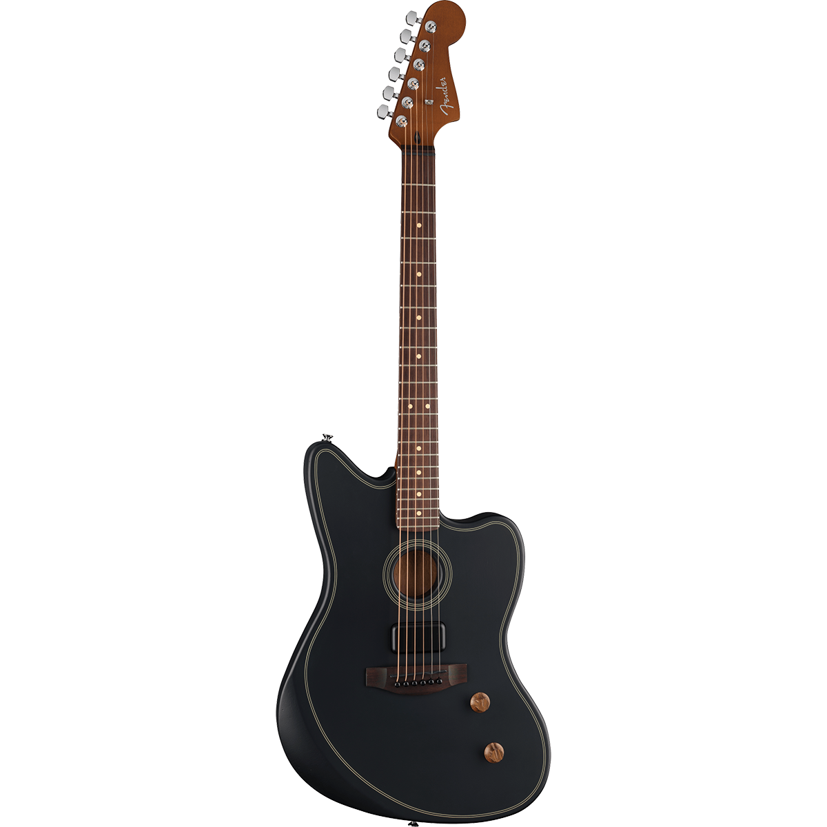ギター Fender Acoustasonic Player Jazzmaster Fender 097-3133-506 Acoustasonic Standard Jazzmaster, Black – Easy