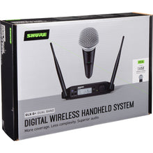 Load image into Gallery viewer, Shure GLXD24+/SM58-Z3 Dual-Band Digital Wireless Microphone System w/ SM58-Easy Music Center