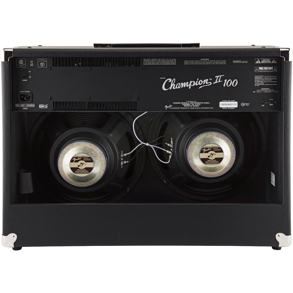 その他 Egnater Dual Tone 100 Fender 233-0900-000 Champion II 100 Guitar Amp – Easy Music
