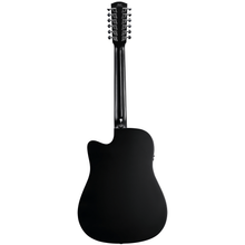 Load image into Gallery viewer, Alvarez AD60CE-12-BLK Artist Dreadnought 12-string Guitar, Spruce Top, Mah b/s, Cutaway, Electronics, Black-Easy Music Center
