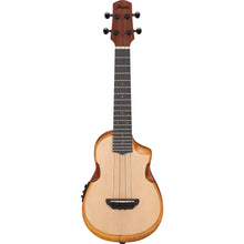 Load image into Gallery viewer, Ibanez AUC10EOPN Concert Ukulele w/ Electronics, Spruce Top, Paulownia b/s, Open Pore Natural-Easy Music Center