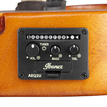 Load image into Gallery viewer, Ibanez AUC10EOPN Concert Ukulele w/ Electronics, Spruce Top, Paulownia b/s, Open Pore Natural-Easy Music Center