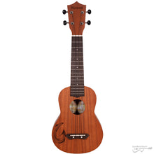Load image into Gallery viewer, Leolani S12 Soprano Ukulele, Mahogany, Fish Hook w/Bag-Easy Music Center