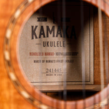 Load image into Gallery viewer, Kamaka HF-36D Deluxe Koa 6-String Tenor Ukulele (#241445)-Easy Music Center