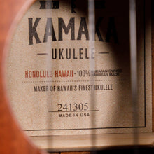 Load image into Gallery viewer, Kamaka HF3 Koa Tenor Ukulele (#241305)-Easy Music Center