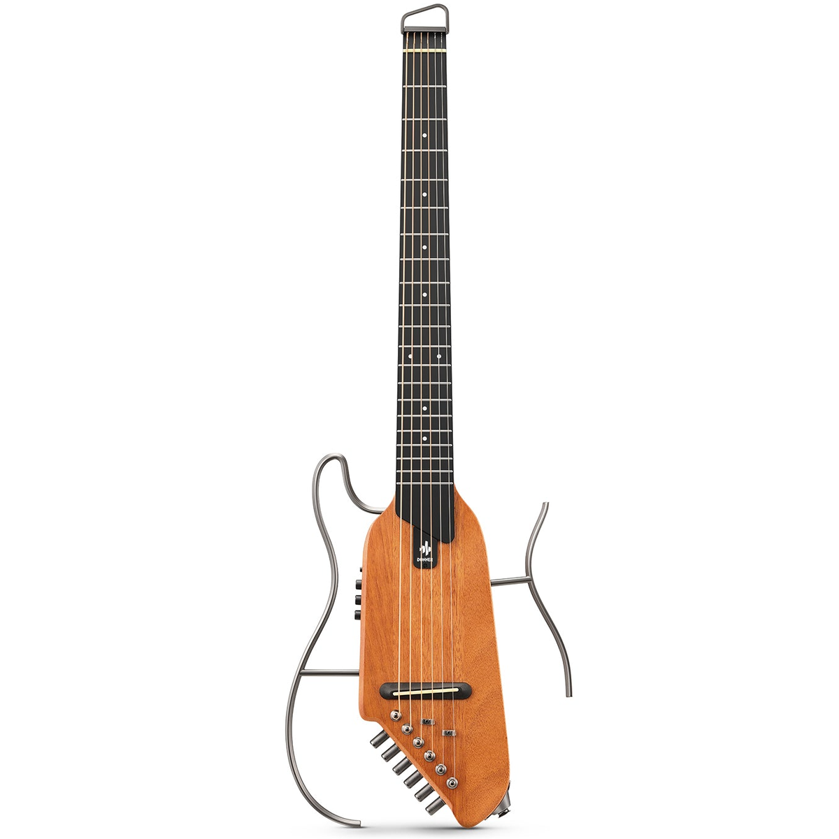 Donner EC1781 HUSH-I Silent Guitar, Mahogany, Natural