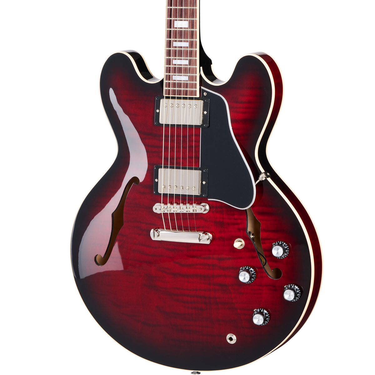 ギター Gibson ES-335 Figured Blood Moon Burst Gibson ES-335 Figured Semi-Hollow Electric Guitar Blood Moon