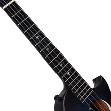 Load image into Gallery viewer, Enya EUT-MOON/BU/EQ Signature Taimane 4-String Ukulele, Blue w/ Effects Pickup-Easy Music Center