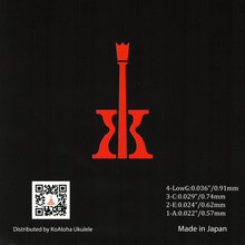 Load image into Gallery viewer, KoAloha FLK-TLG Tenor Ukulele Strings w/Low G, GCEA Set-Easy Music Center
