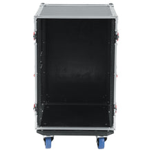 Load image into Gallery viewer, Gator G-TOUR-16U-CAST, ATA Wood Flight Rack Case, 16U, 17" Deep, with Casters-Easy Music Center