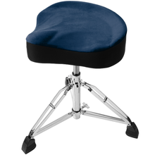Load image into Gallery viewer, Gator GP-DTH-ASD-BL Drum Throne, Air Glide Saddle Seat w/ Pneumatic Height Adjustment, Blue-Easy Music Center