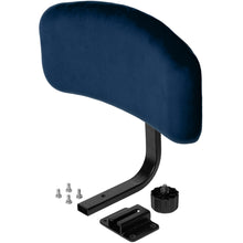 Load image into Gallery viewer, Gator GP-DTH-BR-BL Backrest for Gator Drum Throne, 2" Pad, Height-Adjustable, Blue