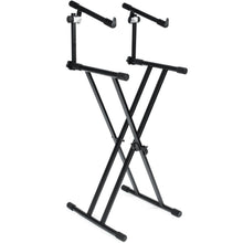 Load image into Gallery viewer, Gator GFW-KEY-5100X Deluxe 2-Tier Keyboard Stand-Easy Music Center