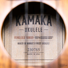 Load image into Gallery viewer, Kamaka HF2 Koa Concert Ukulele (#230785) - 7/28/2023 RA-Easy Music Center