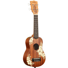 Load image into Gallery viewer, Kala KA-HIBISCUS-S Soprano Mahogany Ukulele, Hibiscus Design-Easy Music Center