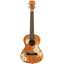 Load image into Gallery viewer, Kala KA-HIBISCUS-T Tenor Mahogany Ukulele, Hibiscus Design-Easy Music Center