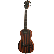 Load image into Gallery viewer, Kala KA-SB-EBY-T Tenor Ukulele Solid Body Striped Ebony-Easy Music Center