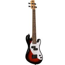 Load image into Gallery viewer, KALA UBASS-SB-TB-FS Solid Body UBASS, 4-String, Fretted, Tobacco Burst-Easy Music Center