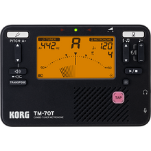 Load image into Gallery viewer, Korg TM70TBK Combined Tuner Metronome, Compact, Black-Easy Music Center