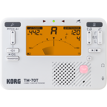 Load image into Gallery viewer, Korg TM70TWH Combined Tuner Metronome, Compact, White-Easy Music Center
