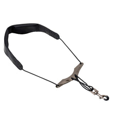 Load image into Gallery viewer, Protec LC310M Saxophone Neck Strap - Less Stress Leather, Comfort Bar & Metal Snap-Easy Music Center