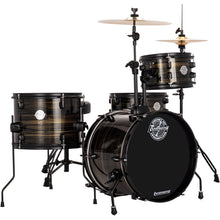 Load image into Gallery viewer, Ludwig LC178X0B4 AIMM Pocket Kit, 4pc Full Kit w/ HW & Cym, 16, 10, 13, 12s - Bronze Swirl-Easy Music Center