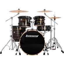 Load image into Gallery viewer, Ludwig LE522B4 AIMM Evolution 5pc Full Kit w/ Hardware - 22, 10, 12, 16, 14s - Bronze Swirl-Easy Music Center