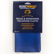 Load image into Gallery viewer, Music Nomad MN730 Brass & Woodwind Untreated Microfiber Polishing Cloth-Easy Music Center
