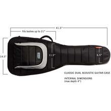Load image into Gallery viewer, MONO M80-2G-BLK Classic Dual Electric Guitar Case, Black-Easy Music Center