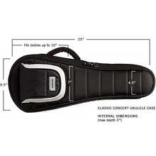 Load image into Gallery viewer, MONO M80-UC-BLK Classic Concert Ukulele Case, Black-Easy Music Center