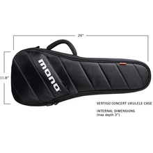 Load image into Gallery viewer, MONO M80-VUC-BLK Vertigo Concert Ukulele Case, Black-Easy Music Center