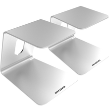 Load image into Gallery viewer, MONO PFX-SMS-SLV Studio Monitor Stands, Pair, Silver-Easy Music Center