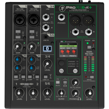Load image into Gallery viewer, Mackie PROFX6V3+ 6-Channel Analog Mixer w/ Enhanced FX, USB Recording, and BT-Easy Music Center
