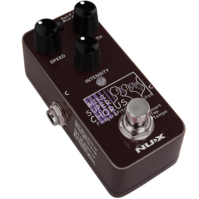 chorus flanger pedal NUX NCH-5 Mini SCF SUPER CHORUS Flanger & Pitch Modulation Pedal – Easy Music Center