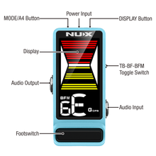 Load image into Gallery viewer, NUX NTU-3MKII-BL Flow Tuner Pedal Blue-Easy Music Center
