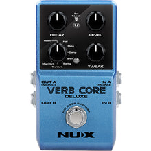 Load image into Gallery viewer, NUX VERBCORE-DELUXE Verb Core Deluxe Pedal with 8 Different Reverbs and Freeze-Easy Music Center