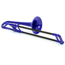 Load image into Gallery viewer, pBone PBONE2B Mini Plastic Trombone Blue-Easy Music Center