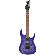 Load image into Gallery viewer, Ibanez RG421QMCBB RG Standard, HH, Quantum PU, Hardtail, Cerulean Blue Burst-Easy Music Center