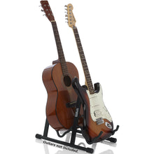 Load image into Gallery viewer, Rok-It RI-GTRAU2X Double A-Frame Guitar Stand-Easy Music Center
